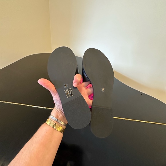 NWT Luxury Spring Summer Beach Authentic RARE Tory Burch Black Everly Slide/Shoe - Picture 17 of 17